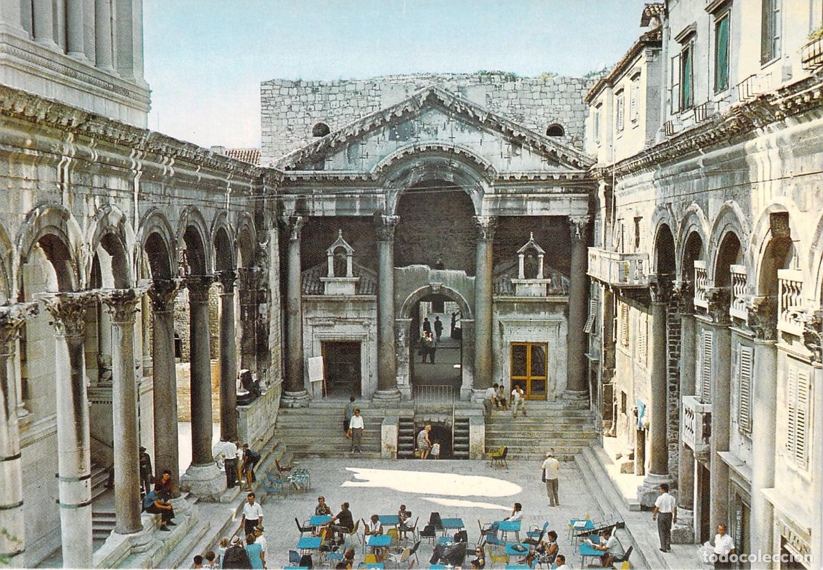 Postales: Postal de Split Peristilo Palacio de Diocleciano