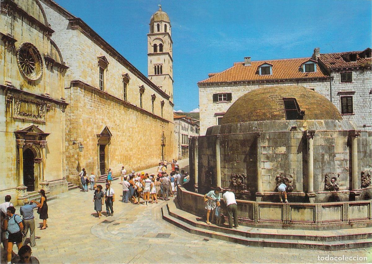 Postales: Postal de la Fuente de Onofrio en Dubrovnik