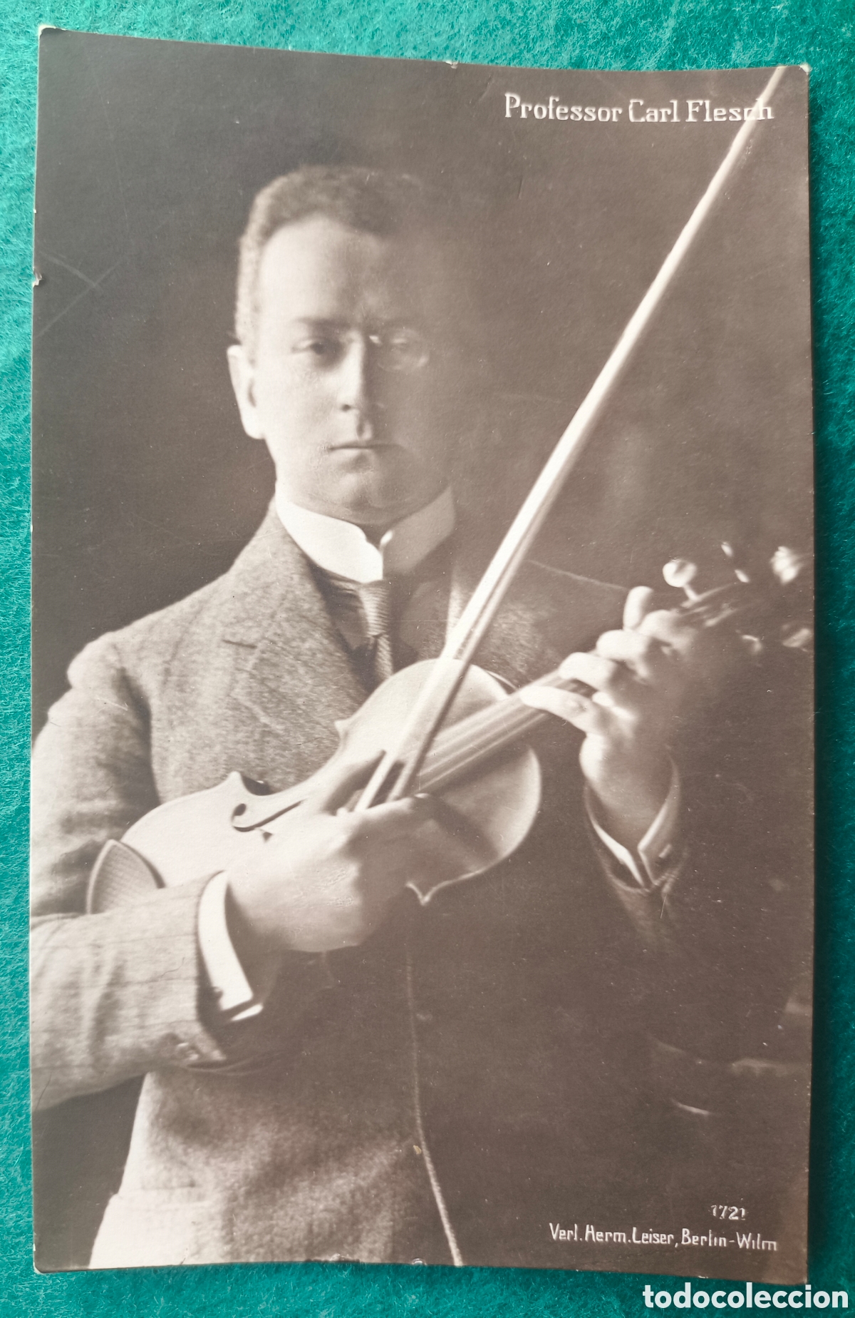 Postales: CARL FLESCH HUNGARIAN VIOLINIST POSTCARD VIOLINISTA POSTAL FOTOGR&Aacute;FICA C. 1900
