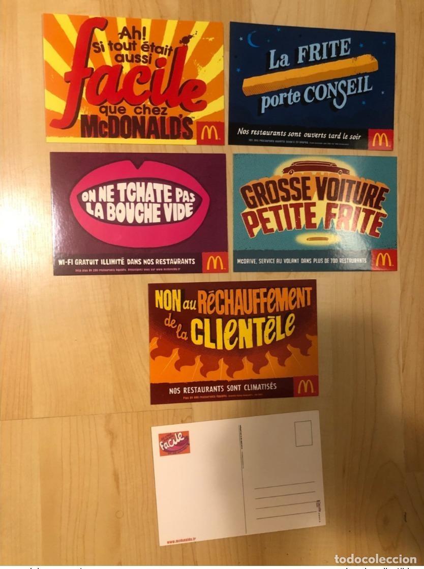 Postales: Postales publicitarias para restaurantes McDonald's France 5 |