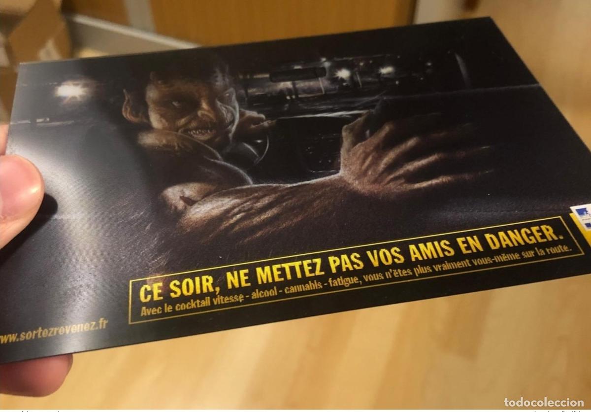 Postales: Hologr&aacute;fico &laquo;Esta noche no pongas a tus amigos en riesgo&raquo; sobre seguridad vial