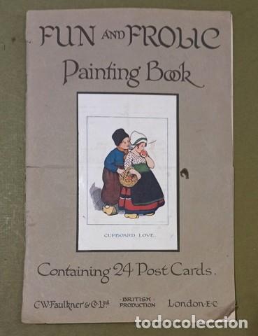 Postales: Fun and Frolic Painting Book (postales para colorear)