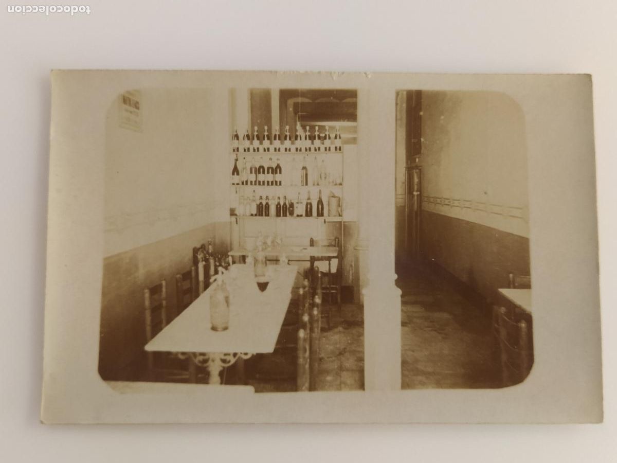 Postales: BAR RESTAURANTE - LUGAR SIN IDENTIFICAR - FOTOGRAFICA - POSTAL ANTIGUA -(116.392)