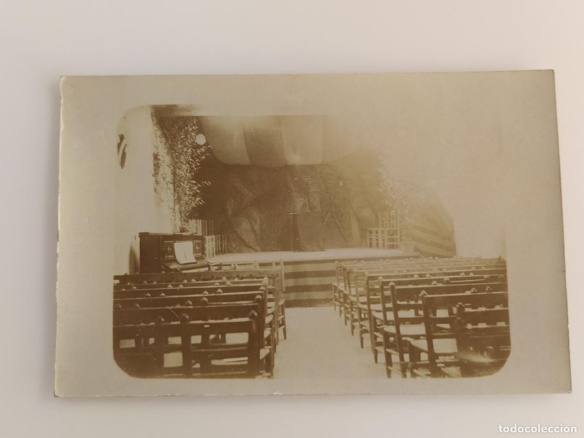 Postales: ALTAR O SALA PARA CELEBRACION - LUGAR SIN IDENTIFICAR - FOTOGRAFICA - POSTAL ANTIGUA -(116.393)