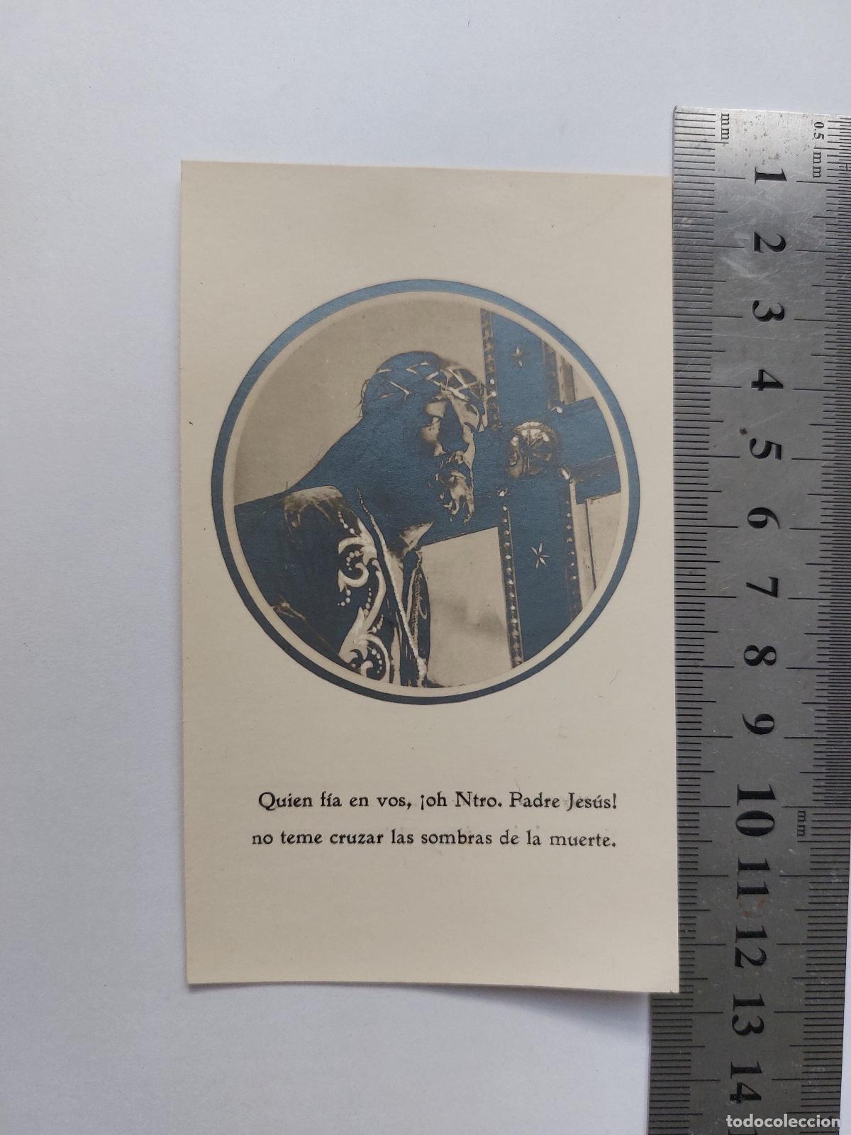 Postales: Estampa de recordatorio religioso de Do&ntilde;a Mar&iacute;a Hern&aacute;ndez Herrero