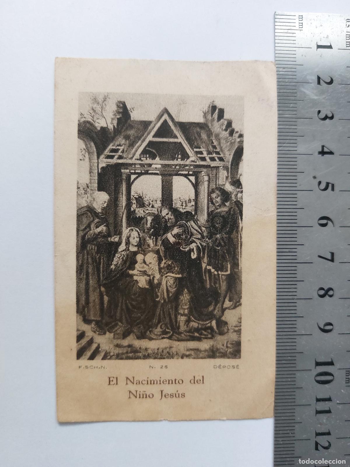 Postales: Estampa de El Nacimiento del Ni&ntilde;o Jes&uacute;s