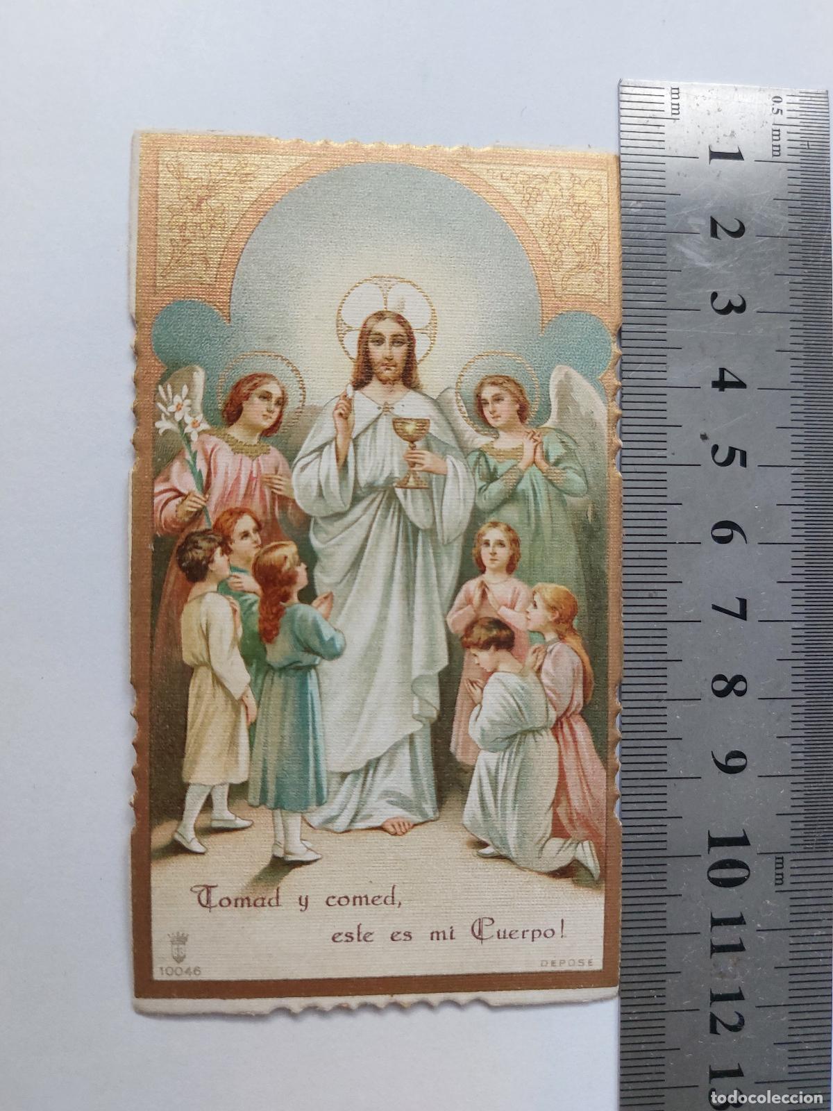 Postales: Estampa de recuerdo de primera comuni&oacute;n en Ulldecona