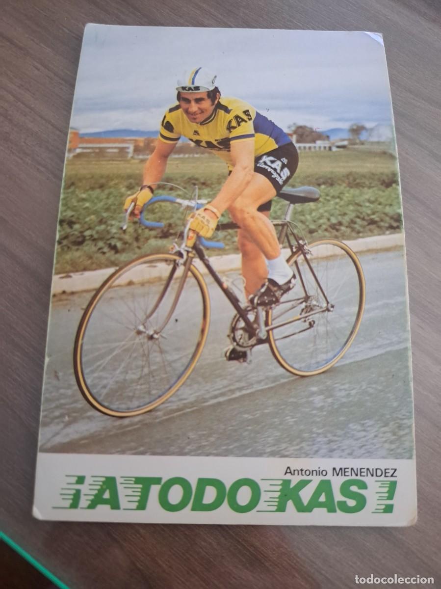 Postales: Postal del ciclistas Antonio Menendez (Equipo ciclista KAS 1977)
