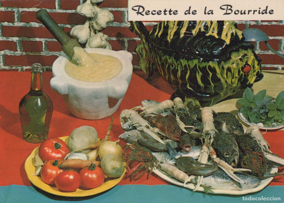 Postkarten: France Grasse Recette de Cuisine Bourride Unposted *YAB137