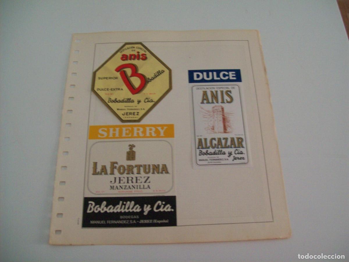 Postais: ETIQUETA LICOR 2247: Anis y Jerez Bobadilla - Varios