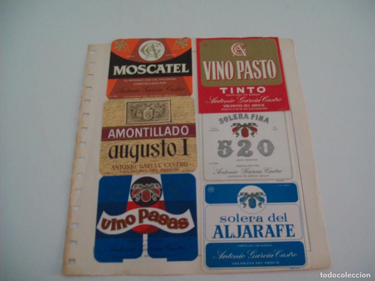 Postais: ETIQUETA LICOR 2282: Antonio Garcia Castro - Varios