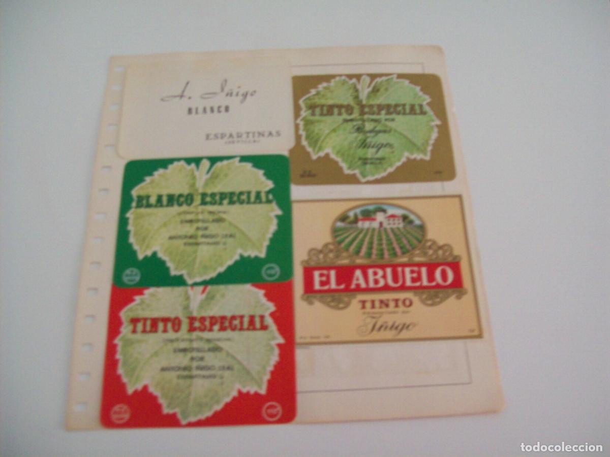 Postales: ETIQUETA LICOR 2295: Vinos Antonio I&ntilde;igo Leal - Varios