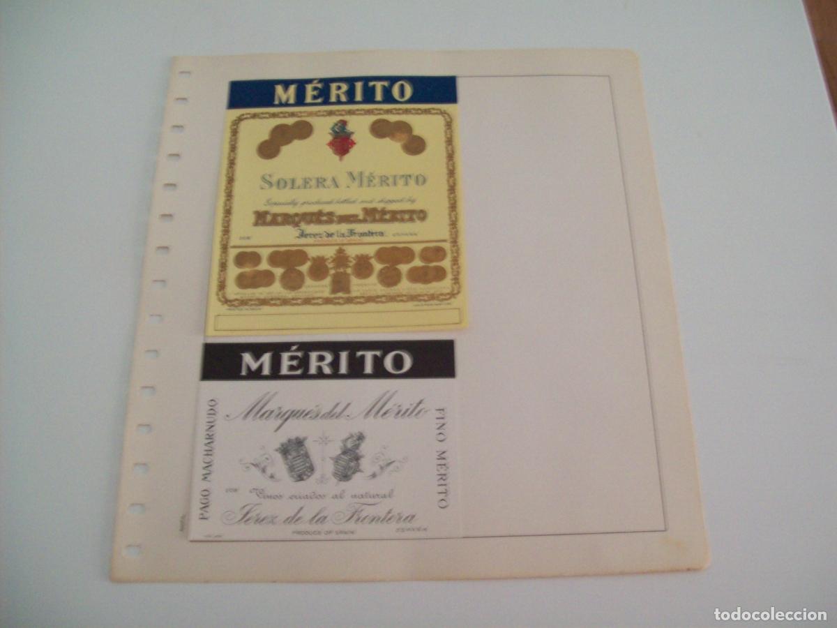 Postales: ETIQUETA LICOR 2266: Solera Merito - Varios