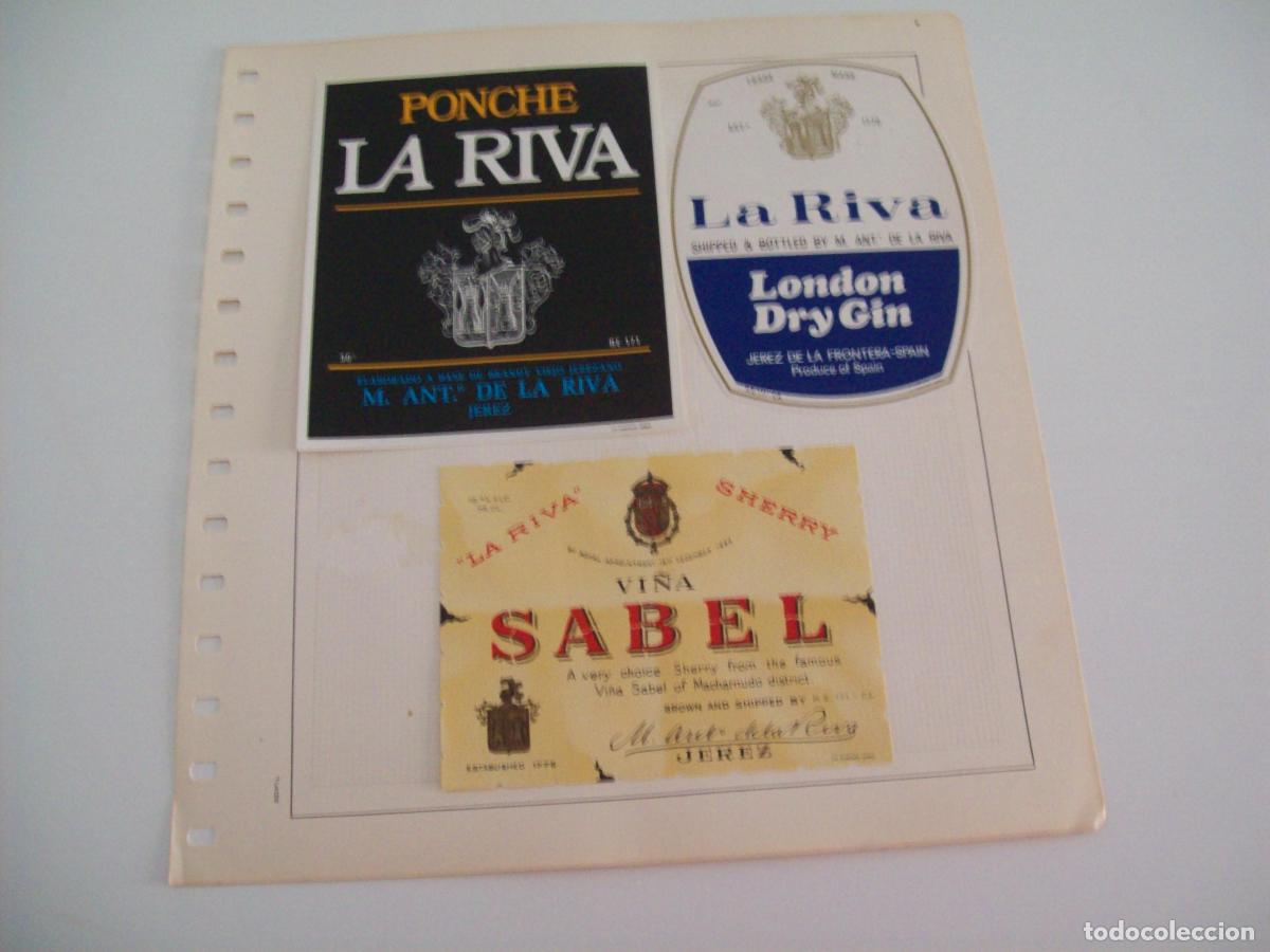 Postales: ETIQUETA LICOR 2318: Ponche La Riva Vi&ntilde;a Sabel - Varios