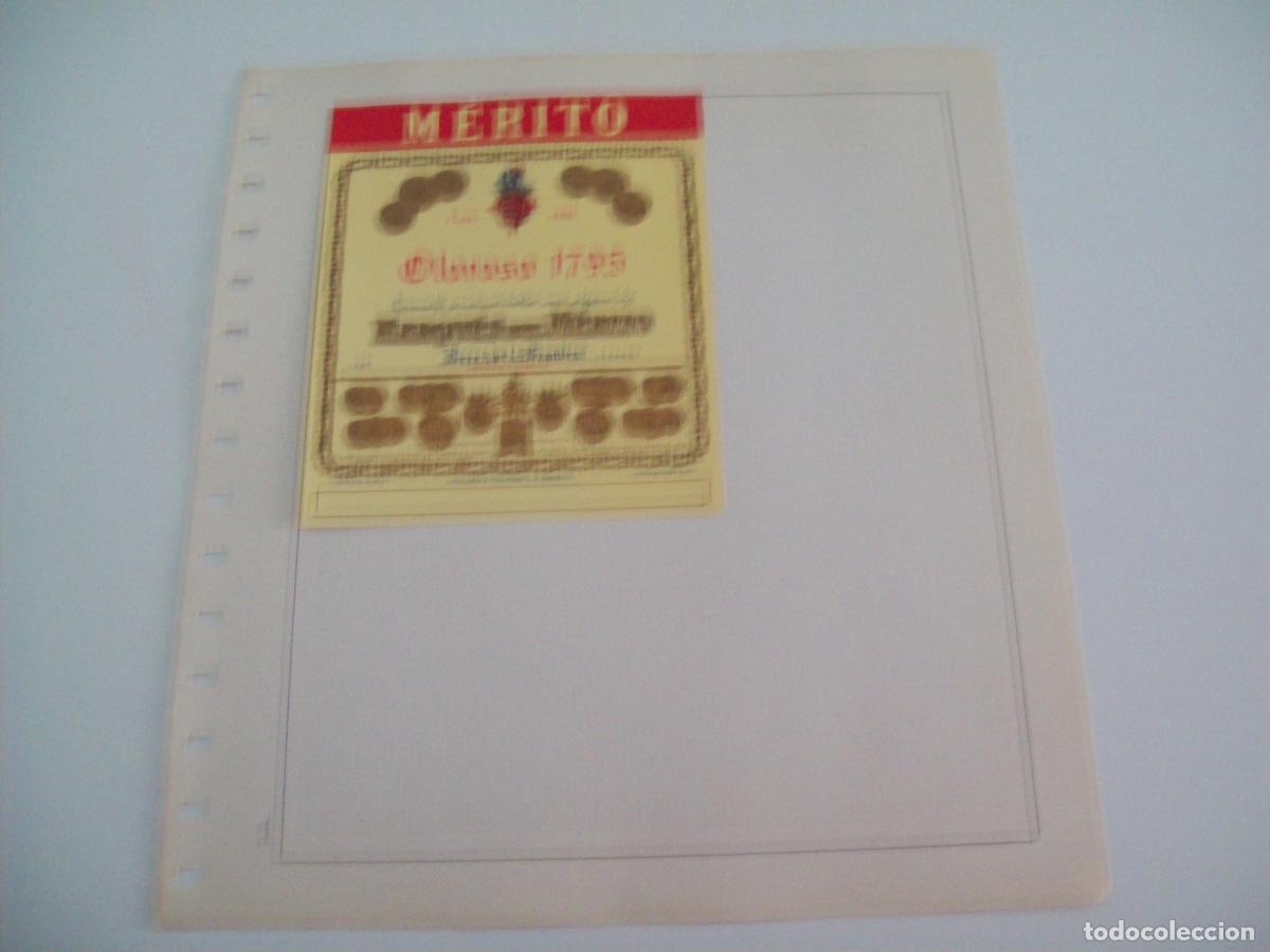Postales: ETIQUETA LICOR 2265: Oloroso 1795 del Marques del Merito - Varios