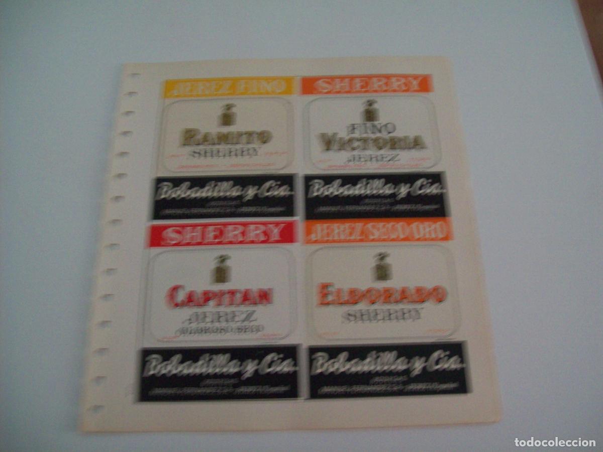 Postales: ETIQUETA LICOR 2244: Sherry Bobadilla - Varios