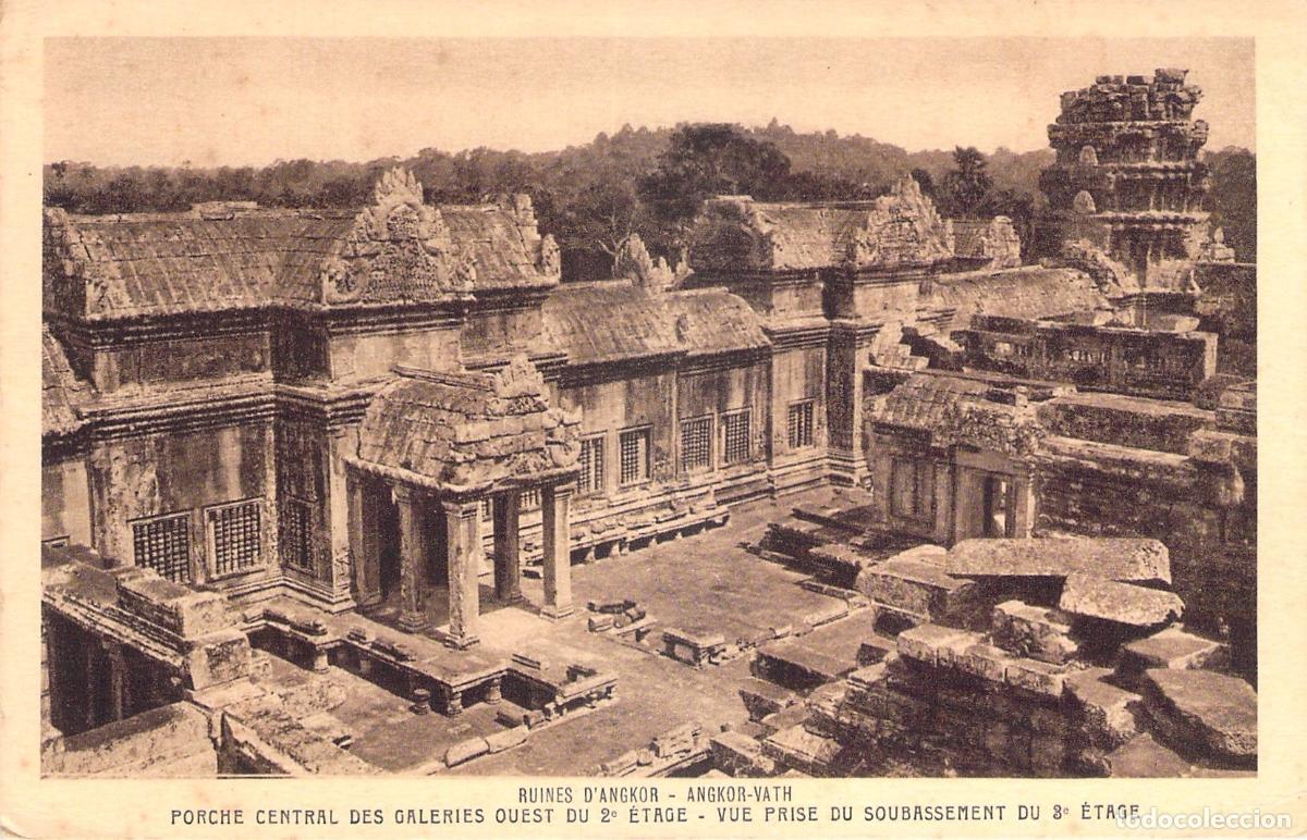 Postales: Postal de las ruinas de Angkor Wat en Camboya