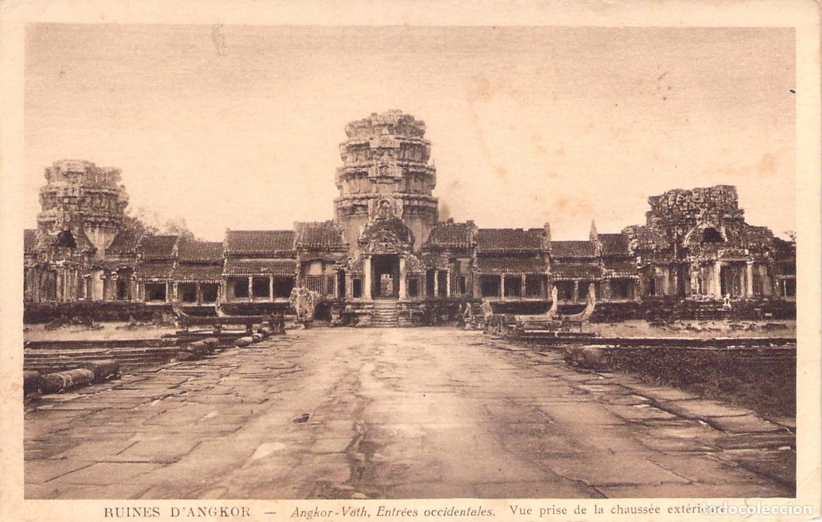 Postales: Postal de las ruinas de Angkor Wat en Camboya