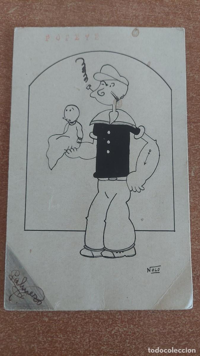Postales: Tarjeta Postal dibujo de Popeye historietista del papus Nolo