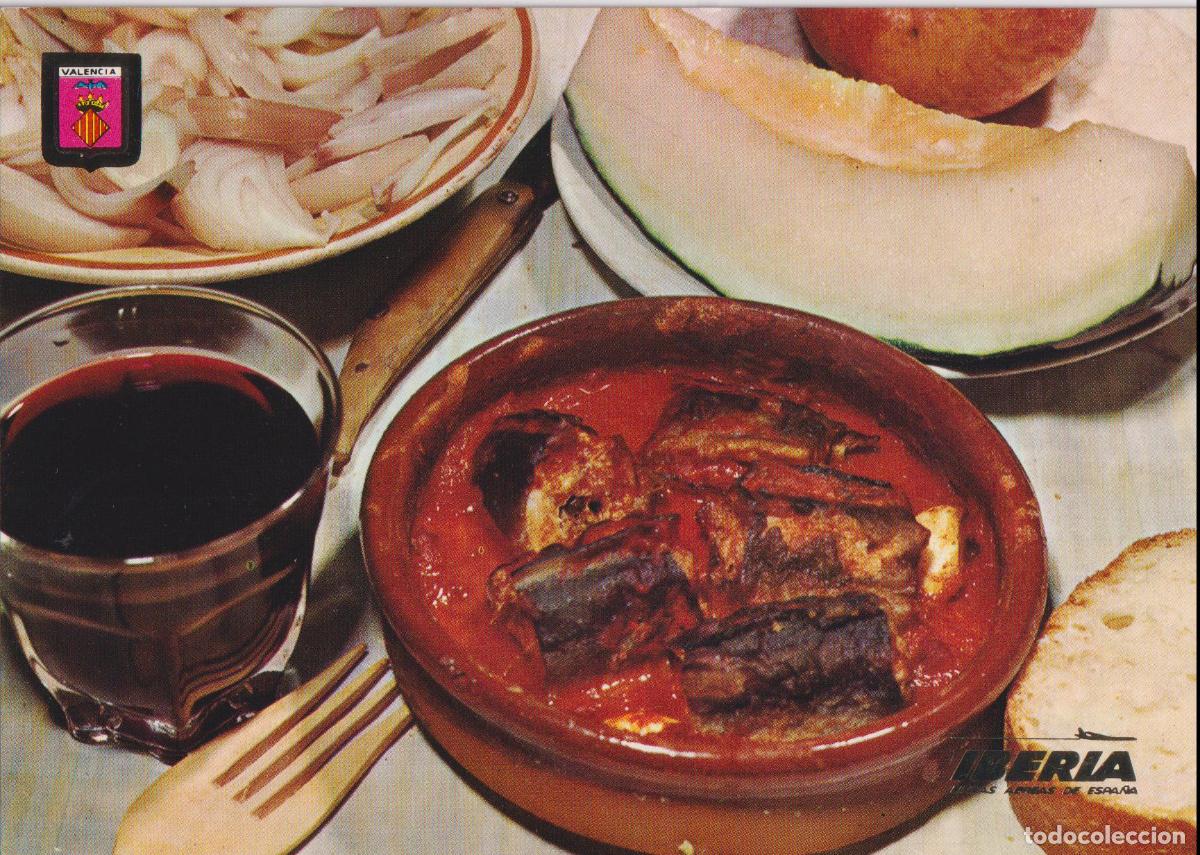 Postales: PLATO T&Iacute;PICO: ANGUILAS CON ALL I PEDRE - EDITA IBERIA - S/C