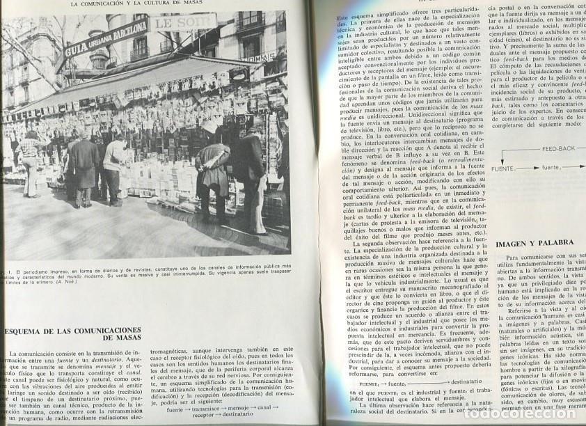 Postales: La comunicacion y la cultura de masas (articulo de 28 paginas con fotos color y b/n) - Roman Gubern