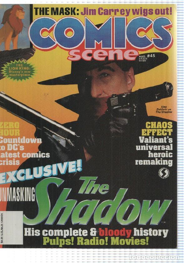 Postales: Revista Comics scene: num 45, 2004 - Exclusive unmasking The Shadow