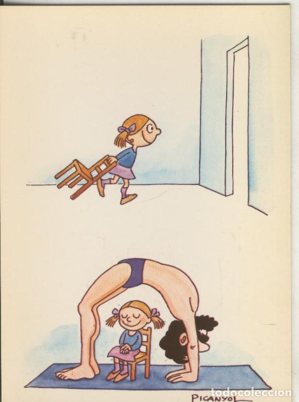 Postales: Postal 009113/12: Yoga por Picanyol modelo 06: Chakrasana - Varios