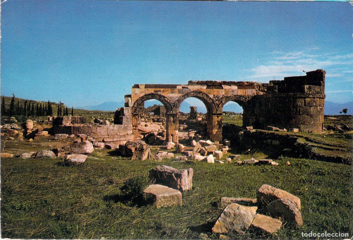 Postales: Postal de las ruinas romanas de Timgad en Argelia