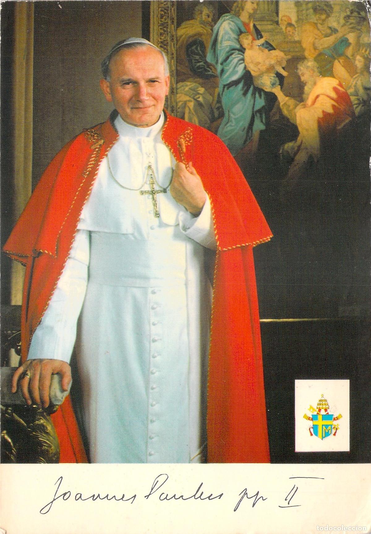 Postales: Postal de Su Santidad el Papa Juan Pablo II - Fotograf&iacute;a de Karsh
