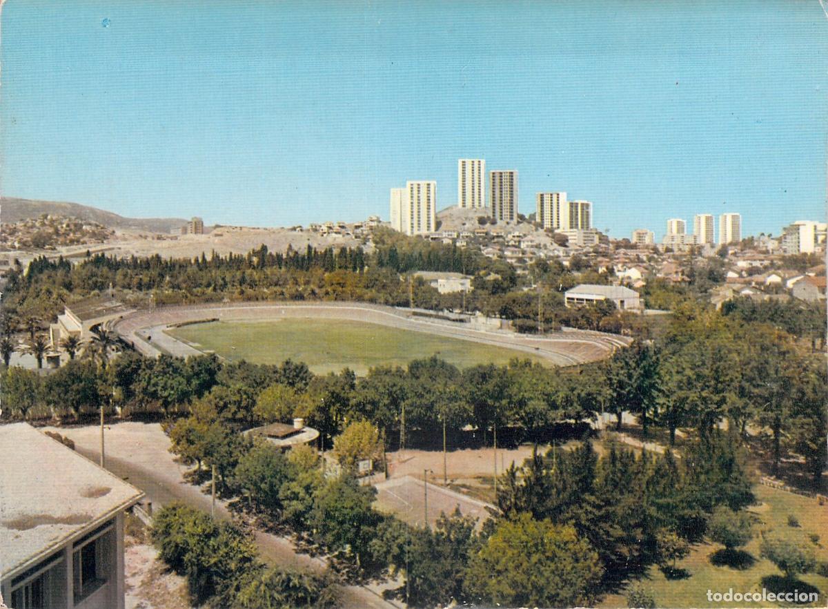 Postales: Postal de Annaba, Argelia: Vista general y el estadio