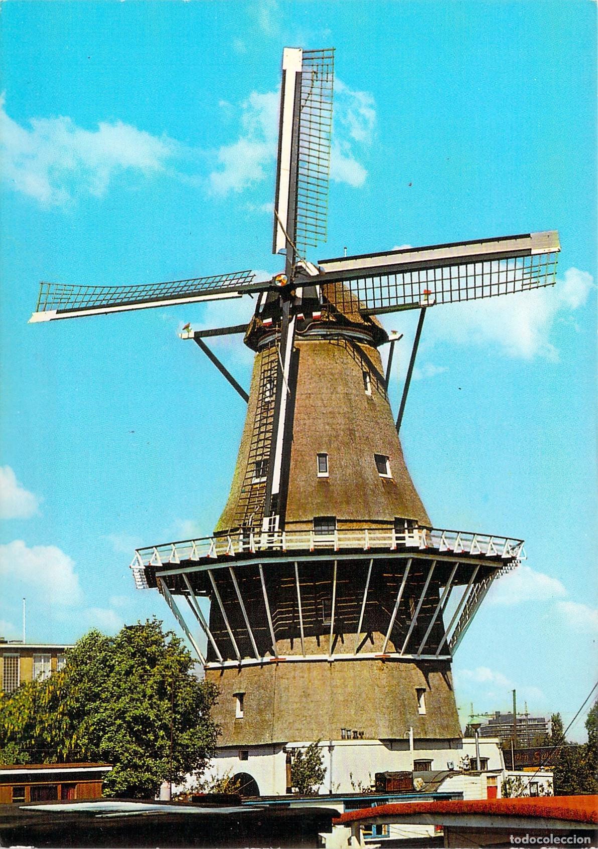 Postales: Postal de Amsterdam con el Molino De Bloem