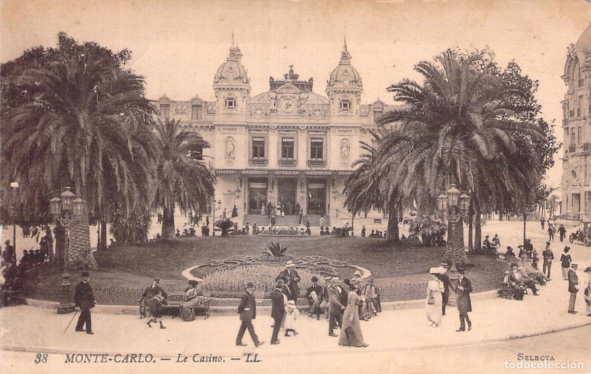 Postales: Postal de Montecarlo: Vista del Casino