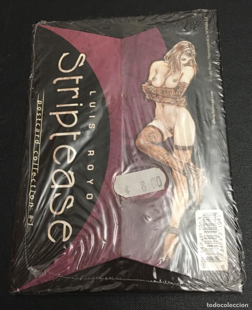 Postales: Luis Royo Postcard Collection #1 Striptease ( Precinto original nunca abierto)