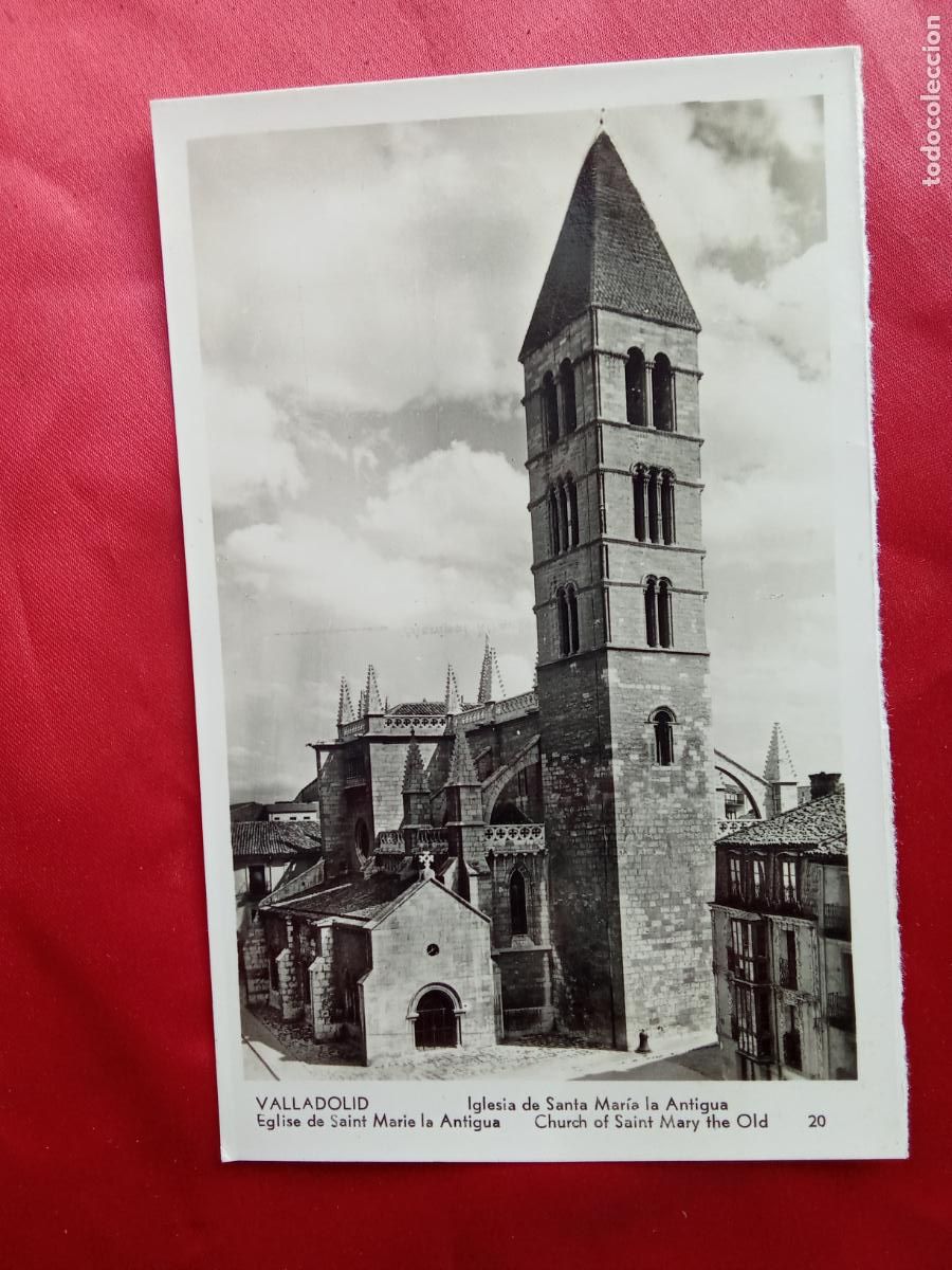 Postales: Postal Valladolid Iglesia Santa Mar&iacute;a la Antigua P.1135
