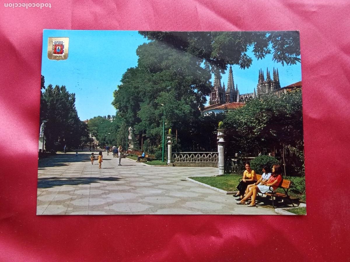 Postales: Postal Burgos - Paseo Esplol&oacute;n, And&eacute;n de Marcelino Santa Mar&iacute;a P.1182