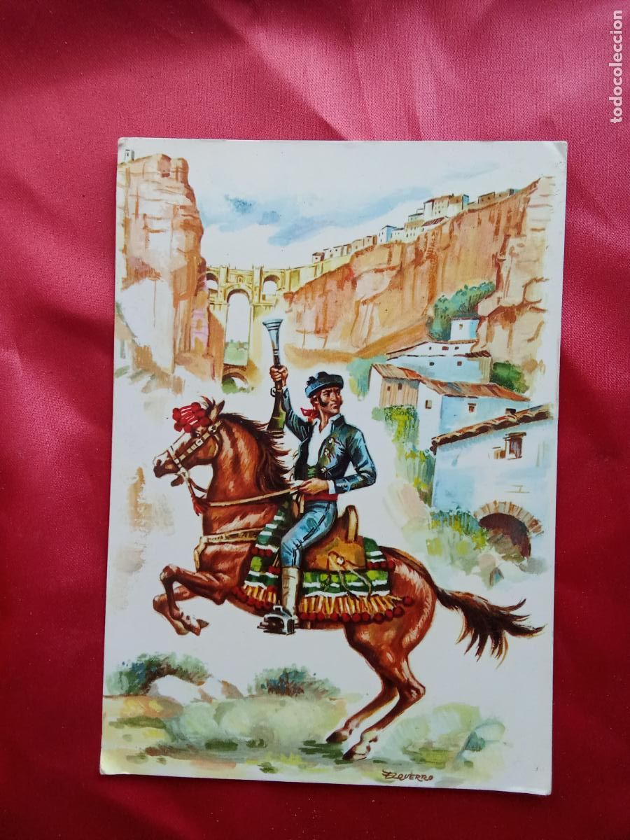 Postales: Postal Ronda (Serrania de So1) - Bandolero ronde&ntilde;o P.1200