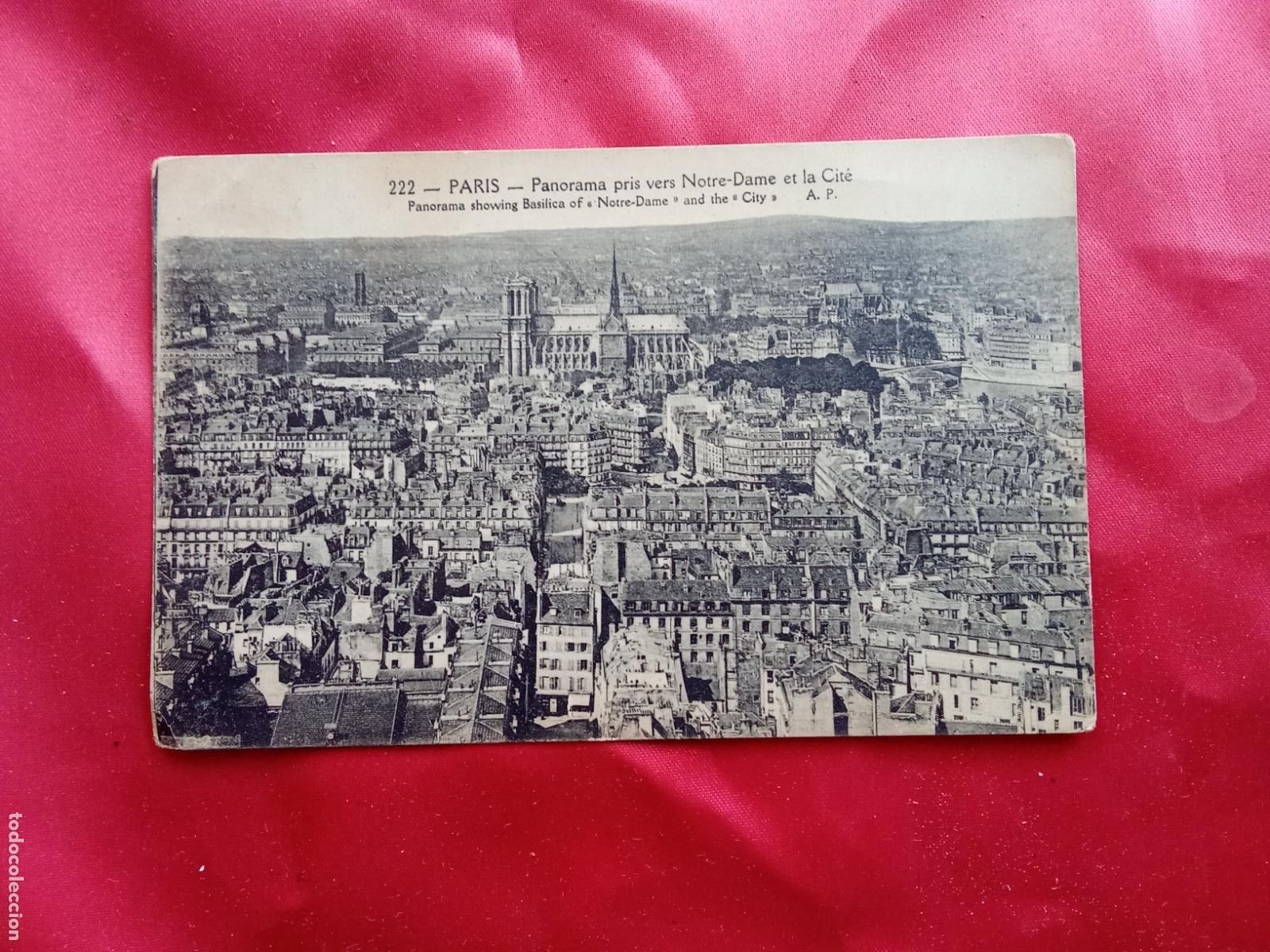 Postales: Postal Paris - Panorama prin vers Notre-Dame et la Cit&eacute; P.1201