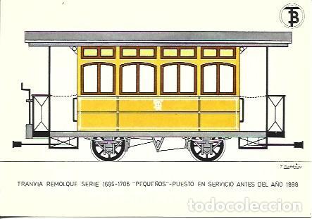 Postkarten: POSTAL A7072: Tranvia remolque Peque&ntilde;os