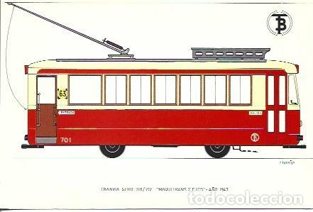 Postkarten: POSTAL A7075: Tranvia Maquitrans 2 ejes