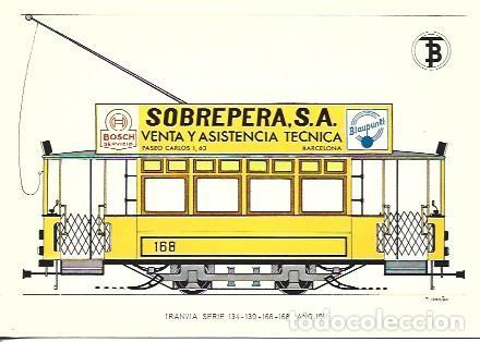 Postkarten: POSTAL A7095: Tranvia serie 134-139-166-168