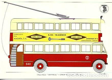 Postkarten: POSTAL A7112: Trolebus Imperial a&ntilde;o 1963