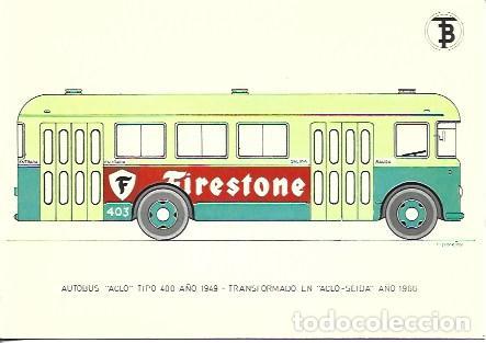 Postkarten: POSTAL A7110: Autobus Aclo tipo 400