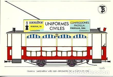 Postkarten: POSTAL A7117: Tranvia Jardinera a&ntilde;oa 1906