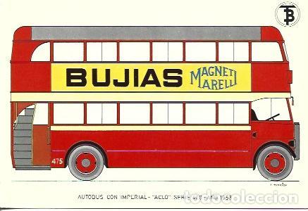 Postkarten: POSTAL A7120: Autobus con Imperial Aclo a&ntilde;o 1953