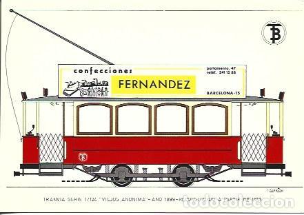 Postkarten: POSTAL A7081: Tranvia Viejos Anonima