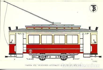 Postkarten: POSTAL A7091: Tranvia tipo Trescientos Especiales