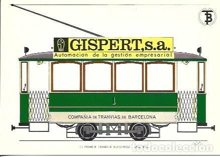 Postales: POSTAL A7099: El primer tranvia electrico a&ntilde;o 1899