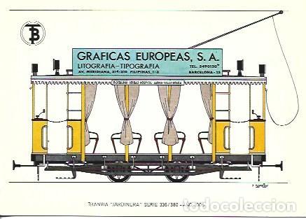 Postales: POSTAL A7088: Tranvia Jardinera