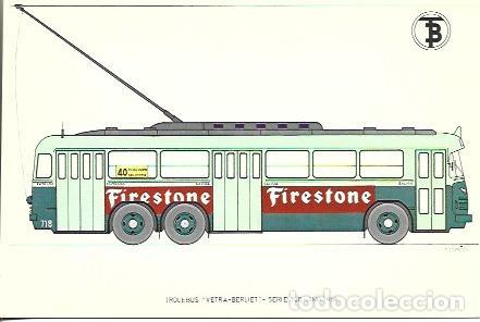 Postales: POSTAL A7109: Trolebus Vetra-Berliet