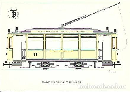 Postales: POSTAL A7113: Tranvia tipo Delmez